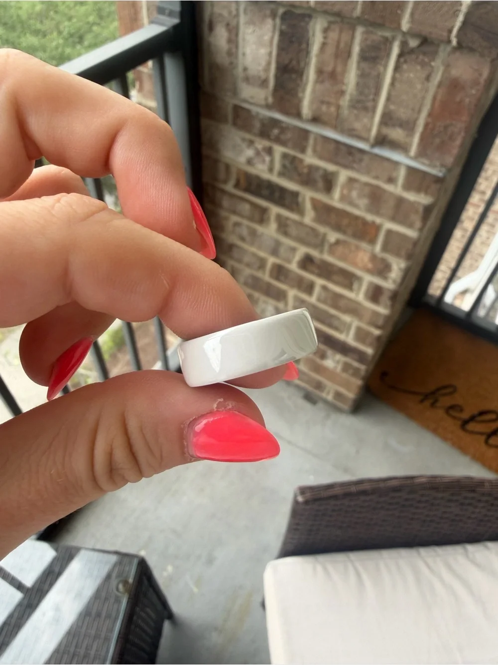 Ceramic Oura Ring Gen 4 Size 8